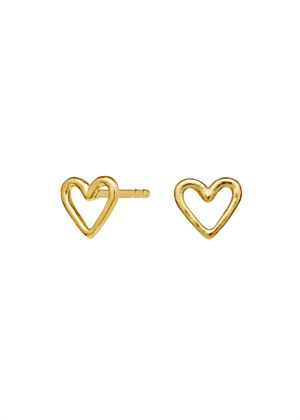 Filou earrings Forgyldt Maanesten 
